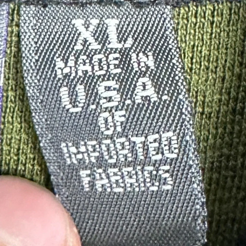 Ibex Sweater Mens XL Mock Neck Olive Green Center Seam Pullover 100% Merino Wool